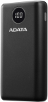 Батерия за смартфон ADATA P20000QCD, 20000 mAh, micro USB, USB Type-C, USB 3.0, LCD дисплей, Черна снимка 2