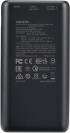 Батерия за смартфон ADATA P20000QCD, 20000 mAh, micro USB, USB Type-C, USB 3.0, LCD дисплей, Черна снимка 3