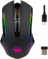 Мишка Redragon Ranger Lite, 500 - 8000 DPI, RGB, Wireless, 1.8м. кабел, PixArt PAW 3104, Черен снимка 2