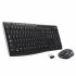 Logitech MK270 Комплект - клавиатура и мишка, безжични, черни снимка 1