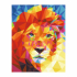 Foska Комплект рисуване по номера Лъв, 40 x 50 cm снимка 1