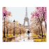 Foska Комплект рисуване по номера Айфеловата кула, 40 x 50 cm снимка 1