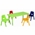 Бюро Ученическа маса RFG Flower, с регулируема височина, от 3 до 8 години, 1200 х 600 х 370-620 mm, MDF, зелена снимка 3