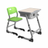 Бюро Ученически стол RFG Ergo School, от I до XII клас, регулируем, полипропилен, зелен снимка 2