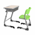 Бюро Ученически стол RFG Ergo School, от I до XII клас, регулируем, полипропилен, зелен снимка 3