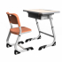 Бюро Ученически стол RFG Ergo School, от I до XII клас, регулируем, полипропилен, оранжев снимка 2