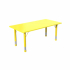 Бюро Ученическа маса RFG Flower, с регулируема височина, от 3 до 8 години, 1200 х 600 х 370-620 mm, MDF, жълта снимка 2