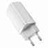 Принадлежност за смартфон Зарядно устройство Baseus USB 65W + USB-C порт GaN2 Lite quick, бяло снимка 2