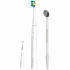 AENO Sonic Electric toothbrush, DB8: White, 3modes, 3 brush heads + 1 cleaning tool снимка 2