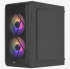 AeroCool кутия Case mATX - CS-107-A-BK-v2 - 3 fans included снимка 4