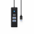 USB Хъб Orico PWC2U-U3-015-BK, USB Type-C, 92.9x30.6x19.5мм, 15см, черен снимка 2