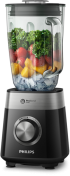 Блендер Philips Blender Philips white 800W 1.5 L glass jar black снимка 4