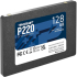 SSD Patriot P220, 128 GB, 2,5", SATA 3 6Gb/s, 480 MB/s, 550 MB/s снимка 2