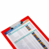 Клипборд, червен снимка 2