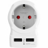 Продукт Адаптер SKROSS Europe към USA, USB, Бял снимка 2