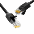 мрежов кабел Ugreen 20159 Ethernet patchcord, RJ45, Cat 6 UTP, 1Gbps, 1м, Черен снимка 1