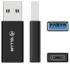 Tellur адаптер, USB-A - USB-C снимка 2