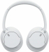 Слушалки Sony WH-CH720N, Over-Ear, Bluetooth 5.2, 3.5 мм жак, Бял снимка 3
