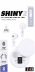 Слушалки TNB Shiny 2, безжични, с Bluetooth, бели снимка 4
