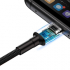 Кабел/адаптер Baseus CATKLF-PG1 Cafule USB-А към USB-C, 1м дължина, черен цвят снимка 5