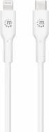 Кабел/адаптер MANHATTAN 394529 :: Kабел USB Type C към 8-Pin Lightning за iPhone, iPad и iPod, 2.0 м, бял снимка 3