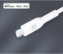 Кабел/адаптер MANHATTAN 394529 :: Kабел USB Type C към 8-Pin Lightning за iPhone, iPad и iPod, 2.0 м, бял снимка 6
