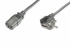 ASSMANN AK-440100-025-S :: Захранващ кабел с ъглов накрайник, черен, 2.5 м снимка 1