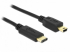 Кабел DeLock, USB-C мъжко - USB-B мъжко, USB 2.0, 0.5 м, Черен снимка 1