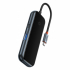 USB Хъб Baseus AcmeJoy 4-портов USB-C към 1x USB-C - 4x USB3.0 - сив снимка 4