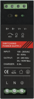  Захранване за DIN шина 24V/5A UPS функция - ANDGOOD DR24120-01B снимка 2