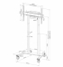 Стойка за монитор Neomounts by Newstar Motorised Mobile Stand incl. storage box снимка 8