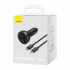 Принадлежност за смартфон Зарядно за кола Baseus Digital Display 140W USB-A - USB-C + USB-C, 5A 240W, 1м снимка 3
