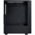 Кутия Duke EN49158, Mid Tower, Закалено стъкло, Черна снимка 3