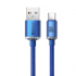 Кабел/адаптер Baseus Crystal Shine, USB Type A към USB Type-C, 100W, 480 Mbps, 1.2м, 5 A, 20 V, Cин снимка 4