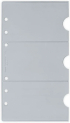 Filofax Джоб за визитки Personal, прозрачен снимка 5