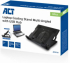 Поставка за лаптоп ACT, До 17", С един вентилатор, 2 x USB хъб, Черна снимка 2