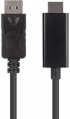 Кабел/адаптер Lanberg display port - M V1.1 HDMI- M cable 1.8m, black снимка 3