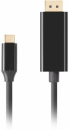 Кабел/адаптер Lanberg USB-C M display port M, cable 1.8m 4K 60Hz, black снимка 3