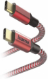 Кабел/адаптер HAMA Reflective, USB Type-C мъжко - USB Type-C мъжко, 480 Mbps, 1.5 м., Червен снимка 2