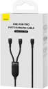 Кабел/адаптер Baseus Flash Series Ⅱ Fast Charging 2 в 1 USB-C - 2xUSB-C 100W 1.5м снимка 5
