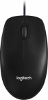 Мишка Logitech M100, 1.8м. кабел, 1000dpi, Черна снимка 1