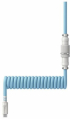 Продукт Кабел за клавиатура HyperX Coiled Cable USB-C Light Blue-White снимка 3