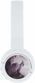 BuddyPhones POP Fun детски слушалки, Bluetooth, 3.5 мм, USB-C, сгъваеми, бели снимка 3