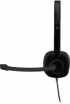 Слушалки Logitech Overhead H151, жични, черни снимка 2