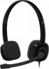 Слушалки Logitech Overhead H151, жични, черни снимка 1