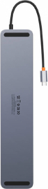 USB хъб Baseus EliteJoy Gen2 12 в 1 WKSX030213 - тъмносив снимка 3