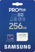 Samsung 256GB micro SD Card PRO Plus with Adapter, UHS-I, Read 180MB-s - Write 130MB-s снимка 2