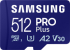 Samsung 512GB micro SD Card PRO Plus with Adapter, UHS-I, Read 180MB-s - Write 130MB-s снимка 1