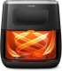 Philips Airfryer 5.6L 1700W see though window NutriU App black снимка 10