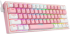 Клавиатура Redragon Fizz Pro K616, USB Type-C, Bluetooth 5.0, RGB, Red switch, Бял - Розов снимка 2